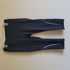 Black champion yoga pants with pocket and drawstring